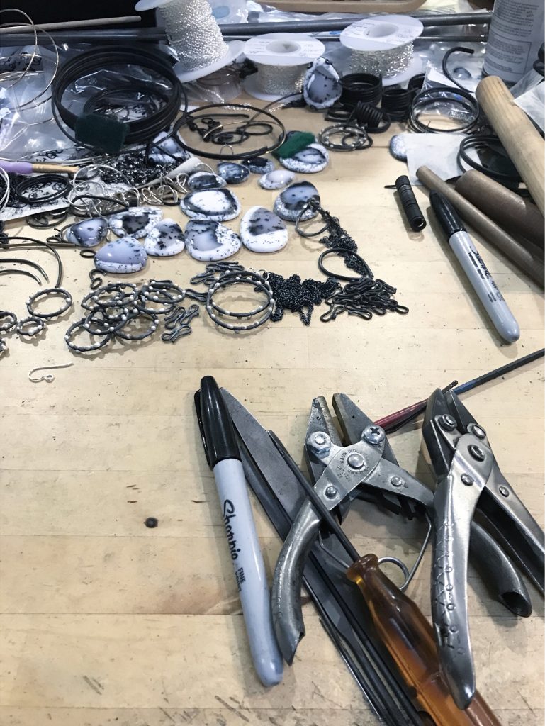 Instagram tips for artists, makers, and creatives - embrace the mess and share your studio or workspace!